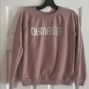 Girls spiritual gangster sweater with Namaste' Print